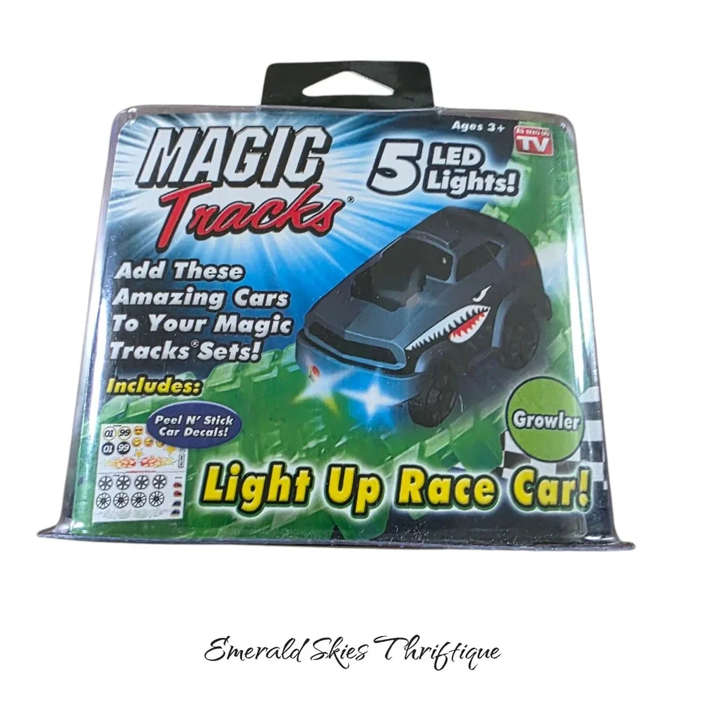 NEW Magic Tracks growler Light Up Race Car – NIB Factory Sealed 2017